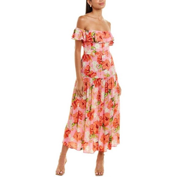 Yumi Kim Dresses & Skirts - Yumi Kim 6 Spring Fling Maxi Dress Mai Tai Pink